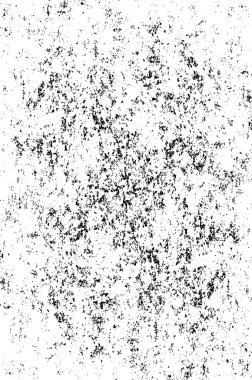 Grunge Siyah ve Beyaz Şehir Vektör Doku Şablonu. Noktalanmış, çizilmiş, Gürültü ve tahılla klasik efekt oluşturulması kolay. Karanlık Toz Örtüsü Tehlike Arkaplanı. Yaşlanma Tasarımı Elementi