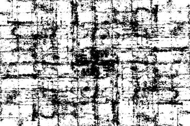 Grunge Siyah ve Beyaz Şehir Vektör Doku Şablonu. Noktalanmış, çizilmiş, Gürültü ve tahılla klasik efekt oluşturulması kolay. Karanlık Toz Örtüsü Tehlike Arkaplanı. Yaşlanma Tasarımı Elementi