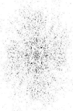 Grunge Siyah ve Beyaz Şehir Vektör Doku Şablonu. Noktalanmış, çizilmiş, Gürültü ve tahılla klasik efekt oluşturulması kolay. Karanlık Toz Örtüsü Tehlike Arkaplanı. Yaşlanma Tasarımı Elementi