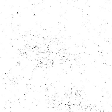 Grunge Siyah ve Beyaz Şehir Vektör Doku Şablonu. Noktalanmış, çizilmiş, Gürültü ve tahılla klasik efekt oluşturulması kolay. Karanlık Toz Örtüsü Tehlike Arkaplanı. Yaşlanma Tasarımı Elementi