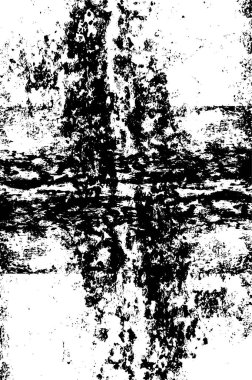 Grunge Siyah ve Beyaz Şehir Vektör Doku Şablonu. Noktalanmış, çizilmiş, Gürültü ve tahılla klasik efekt oluşturulması kolay. Karanlık Toz Örtüsü Tehlike Arkaplanı. Yaşlanma Tasarımı Elementi