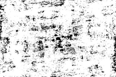 Grunge siyah ve beyaz kentsel vektör doku şablon. Karanlık dağınık toz sıkıntı arka plan kaplaması. Gürültü ve tahıl ile soyut noktalı, çizik, Vintage efekti oluşturmak kolay. Yaşlanma tasarım öğesi