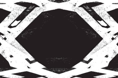 Grunge siyah ve beyaz kentsel vektör doku şablon. Karanlık dağınık toz sıkıntı arka plan kaplaması. Gürültü ve tahıl ile soyut noktalı, çizik, Vintage efekti oluşturmak kolay. Yaşlanma tasarım öğesi