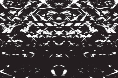 Grunge siyah ve beyaz kentsel vektör doku şablon. Karanlık dağınık toz sıkıntı arka plan kaplaması. Gürültü ve tahıl ile soyut noktalı, çizik, Vintage efekti oluşturmak kolay. Yaşlanma tasarım öğesi