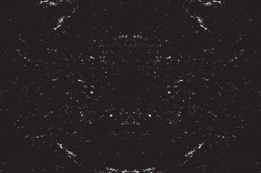 Grunge siyah ve beyaz kentsel vektör doku şablon. Karanlık dağınık toz sıkıntı arka plan kaplaması. Gürültü ve tahıl ile soyut noktalı, çizik, Vintage efekti oluşturmak kolay. Yaşlanma tasarım öğesi