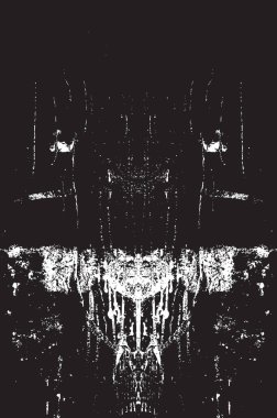 Grunge siyah ve beyaz kentsel vektör doku şablon. Karanlık dağınık toz sıkıntı arka plan kaplaması. Gürültü ve tahıl ile soyut noktalı, çizik, Vintage efekti oluşturmak kolay. Yaşlanma tasarım öğesi