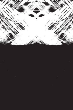 Grunge siyah ve beyaz kentsel vektör doku şablon. Karanlık dağınık toz sıkıntı arka plan kaplaması. Gürültü ve tahıl ile soyut noktalı, çizik, Vintage efekti oluşturmak kolay. Yaşlanma tasarım öğesi