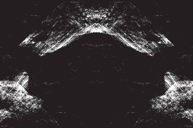 Grunge siyah ve beyaz kentsel vektör doku şablon. Karanlık dağınık toz sıkıntı arka plan kaplaması. Gürültü ve tahıl ile soyut noktalı, çizik, Vintage efekti oluşturmak kolay. Yaşlanma tasarım öğesi