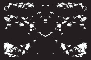 Grunge siyah ve beyaz kentsel vektör doku şablon. Karanlık dağınık toz sıkıntı arka plan kaplaması. Gürültü ve tahıl ile soyut noktalı, çizik, Vintage efekti oluşturmak kolay. Yaşlanma tasarım öğesi