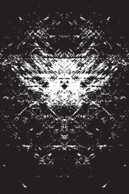 Grunge siyah ve beyaz kentsel vektör doku şablon. Karanlık dağınık toz sıkıntı arka plan kaplaması. Gürültü ve tahıl ile soyut noktalı, çizik, Vintage efekti oluşturmak kolay. Yaşlanma tasarım öğesi