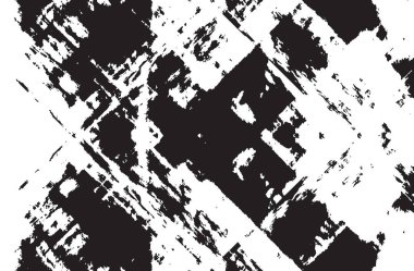 Grunge siyah ve beyaz kentsel vektör doku şablon. Karanlık dağınık toz sıkıntı arka plan kaplaması. Gürültü ve tahıl ile soyut noktalı, çizik, Vintage efekti oluşturmak kolay. Yaşlanma tasarım öğesi