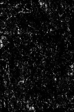 Grunge siyah ve beyaz kentsel vektör doku şablon. Karanlık dağınık toz sıkıntı arka plan kaplaması. Gürültü ve tahıl ile soyut noktalı, çizik, Vintage efekti oluşturmak kolay. Yaşlanma tasarım öğesi