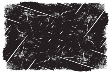 Grunge siyah ve beyaz kentsel vektör doku şablon. Karanlık dağınık toz sıkıntı arka plan kaplaması. Gürültü ve tahıl ile soyut noktalı, çizik, Vintage efekti oluşturmak kolay. Yaşlanma tasarım öğesi
