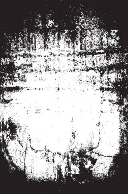 Grunge siyah ve beyaz kentsel vektör doku şablon. Karanlık dağınık toz sıkıntı arka plan kaplaması. Gürültü ve tahıl ile soyut noktalı, çizik, Vintage efekti oluşturmak kolay. Yaşlanma tasarım öğesi
