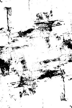 Grunge siyah ve beyaz kentsel vektör doku şablon. Karanlık dağınık toz sıkıntı arka plan kaplaması. Gürültü ve tahıl ile soyut noktalı, çizik, Vintage efekti oluşturmak kolay. Yaşlanma tasarım öğesi
