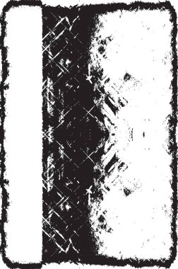 Grunge siyah ve beyaz kentsel vektör doku şablon. Karanlık dağınık toz sıkıntı arka plan kaplaması. Gürültü ve tahıl ile soyut noktalı, çizik, Vintage efekti oluşturmak kolay. Yaşlanma tasarım öğesi