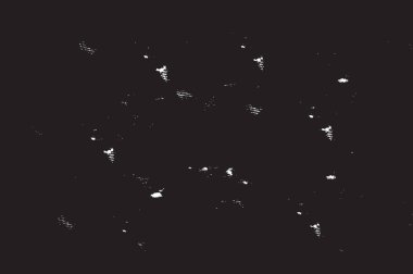 Grunge siyah ve beyaz kentsel vektör doku şablon. Karanlık dağınık toz sıkıntı arka plan kaplaması. Gürültü ve tahıl ile soyut noktalı, çizik, Vintage efekti oluşturmak kolay. Yaşlanma tasarım öğesi