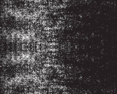 Grunge siyah ve beyaz kentsel vektör doku şablon. Karanlık dağınık toz sıkıntı arka plan kaplaması. Gürültü ve tahıl ile soyut noktalı, çizik, Vintage efekti oluşturmak kolay. Yaşlanma tasarım öğesi