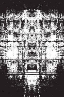Grunge siyah ve beyaz kentsel vektör doku şablon. Karanlık dağınık toz sıkıntı arka plan kaplaması. Gürültü ve tahıl ile soyut noktalı, çizik, Vintage efekti oluşturmak kolay. Yaşlanma tasarım öğesi