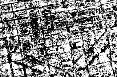 Grunge siyah ve beyaz kentsel vektör doku şablon. Karanlık dağınık toz sıkıntı arka plan kaplaması. Gürültü ve tahıl ile soyut noktalı, çizik, Vintage efekti oluşturmak kolay. Yaşlanma tasarım öğesi