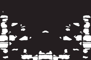 Grunge siyah ve beyaz kentsel vektör doku şablon. Karanlık dağınık toz sıkıntı arka plan kaplaması. Gürültü ve tahıl ile soyut noktalı, çizik, Vintage efekti oluşturmak kolay. Yaşlanma tasarım öğesi