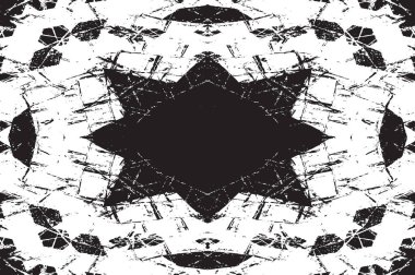 Grunge siyah ve beyaz kentsel vektör doku şablon. Karanlık dağınık toz sıkıntı arka plan kaplaması. Gürültü ve tahıl ile soyut noktalı, çizik, Vintage efekti oluşturmak kolay. Yaşlanma tasarım öğesi