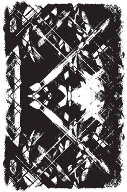 Grunge siyah ve beyaz kentsel vektör doku şablon. Karanlık dağınık toz sıkıntı arka plan kaplaması. Gürültü ve tahıl ile soyut noktalı, çizik, Vintage efekti oluşturmak kolay. Yaşlanma tasarım öğesi