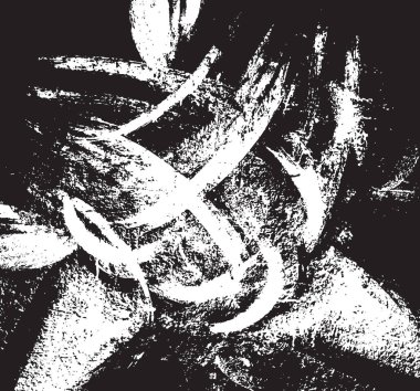 Grunge siyah ve beyaz kentsel vektör doku şablon. Karanlık dağınık toz sıkıntı arka plan kaplaması. Gürültü ve tahıl ile soyut noktalı, çizik, Vintage efekti oluşturmak kolay. Yaşlanma tasarım öğesi