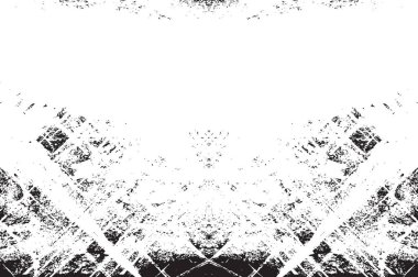 Grunge siyah ve beyaz kentsel vektör doku şablon. Karanlık dağınık toz sıkıntı arka plan kaplaması. Gürültü ve tahıl ile soyut noktalı, çizik, Vintage efekti oluşturmak kolay. Yaşlanma tasarım öğesi