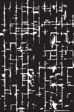 Grunge siyah ve beyaz kentsel vektör doku şablon. Karanlık dağınık toz sıkıntı arka plan kaplaması. Gürültü ve tahıl ile soyut noktalı, çizik, Vintage efekti oluşturmak kolay. Yaşlanma tasarım öğesi