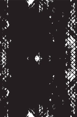 Grunge siyah ve beyaz kentsel vektör doku şablon. Karanlık dağınık toz sıkıntı arka plan kaplaması. Gürültü ve tahıl ile soyut noktalı, çizik, Vintage efekti oluşturmak kolay. Yaşlanma tasarım öğesi