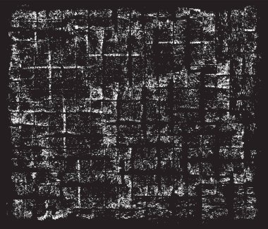 Grunge siyah ve beyaz kentsel vektör doku şablon. Karanlık dağınık toz sıkıntı arka plan kaplaması. Gürültü ve tahıl ile soyut noktalı, çizik, Vintage efekti oluşturmak kolay. Yaşlanma tasarım öğesi