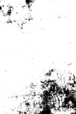 Grunge siyah ve beyaz kentsel vektör doku şablon. Karanlık dağınık toz sıkıntı arka plan kaplaması. Gürültü ve tahıl ile soyut noktalı, çizik, Vintage efekti oluşturmak kolay. Yaşlanma tasarım öğesi