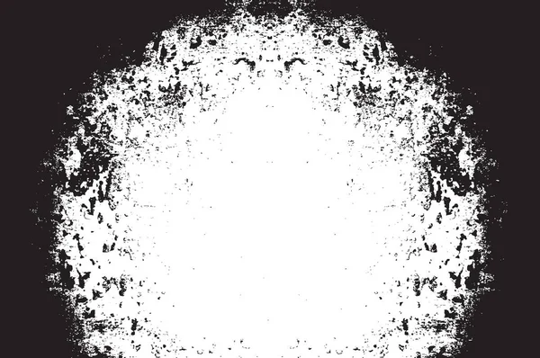 Vignette Grunge Noir Blanc Texture — Image vectorielle