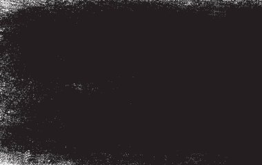 Grunge siyah ve beyaz kentsel vektör doku şablon. Karanlık dağınık toz sıkıntı arka plan kaplaması. Gürültü ve tahıl ile soyut noktalı, çizik, Vintage efekti oluşturmak kolay. Yaşlanma tasarım öğesi