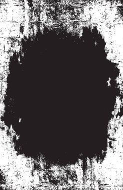 Eski boyanın dokusu ve alçı çatlakları arka planda.