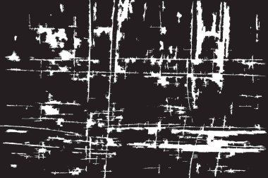 Grunge siyah ve beyaz kentsel vektör doku şablon. Karanlık dağınık toz sıkıntı arka plan kaplaması. Gürültü ve tahıl ile soyut noktalı, çizik, Vintage efekti oluşturmak kolay. Yaşlanma tasarım öğesi