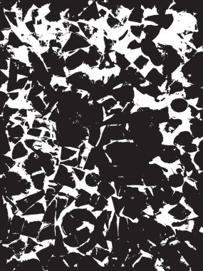 Grunge siyah ve beyaz kentsel vektör doku şablon. Karanlık dağınık toz sıkıntı arka plan kaplaması. Gürültü ve tahıl ile soyut noktalı, çizik, Vintage efekti oluşturmak kolay. Yaşlanma tasarım öğesi