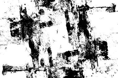 Grunge siyah ve beyaz kentsel vektör doku şablon. Karanlık dağınık toz sıkıntı arka plan kaplaması. Gürültü ve tahıl ile soyut noktalı, çizik, Vintage efekti oluşturmak kolay. Yaşlanma tasarım öğesi