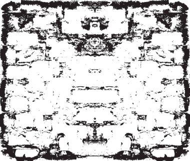 Grunge siyah ve beyaz kentsel vektör doku şablon. Karanlık dağınık toz sıkıntı arka plan kaplaması. Gürültü ve tahıl ile soyut noktalı, çizik, Vintage efekti oluşturmak kolay. Yaşlanma tasarım öğesi