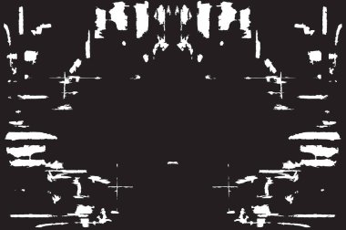 Grunge siyah ve beyaz kentsel vektör doku şablon. Karanlık dağınık toz sıkıntı arka plan kaplaması. Gürültü ve tahıl ile soyut noktalı, çizik, Vintage efekti oluşturmak kolay. Yaşlanma tasarım öğesi