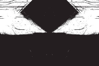 Grunge siyah ve beyaz kentsel vektör doku şablon. Karanlık dağınık toz sıkıntı arka plan kaplaması. Gürültü ve tahıl ile soyut noktalı, çizik, Vintage efekti oluşturmak kolay. Yaşlanma tasarım öğesi