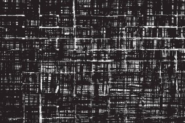 Grunge siyah ve beyaz kentsel vektör doku şablon. Karanlık dağınık toz sıkıntı arka plan kaplaması. Gürültü ve tahıl ile soyut noktalı, çizik, Vintage efekti oluşturmak kolay. Yaşlanma tasarım öğesi