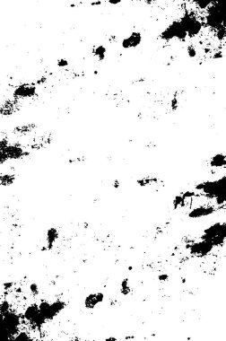 Grunge siyah ve beyaz kentsel vektör doku şablon. Karanlık dağınık toz sıkıntı arka plan kaplaması. Gürültü ve tahıl ile soyut noktalı, çizik, Vintage efekti oluşturmak kolay. Yaşlanma tasarım öğesi