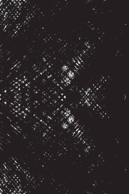 Grunge siyah ve beyaz kentsel vektör doku şablon. Karanlık dağınık toz sıkıntı arka plan kaplaması. Gürültü ve tahıl ile soyut noktalı, çizik, Vintage efekti oluşturmak kolay. Yaşlanma tasarım öğesi