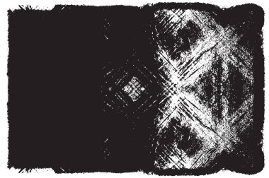 Grunge siyah ve beyaz kentsel vektör doku şablon. Karanlık dağınık toz sıkıntı arka plan kaplaması. Gürültü ve tahıl ile soyut noktalı, çizik, Vintage efekti oluşturmak kolay. Yaşlanma tasarım öğesi