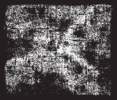 Grunge siyah ve beyaz kentsel vektör doku şablon. Karanlık dağınık toz sıkıntı arka plan kaplaması. Gürültü ve tahıl ile soyut noktalı, çizik, Vintage efekti oluşturmak kolay. Yaşlanma tasarım öğesi