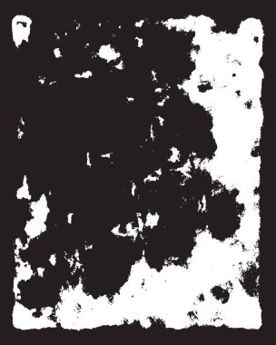 Grunge siyah ve beyaz kentsel vektör doku şablon. Karanlık dağınık toz sıkıntı arka plan kaplaması. Gürültü ve tahıl ile soyut noktalı, çizik, Vintage efekti oluşturmak kolay. Yaşlanma tasarım öğesi