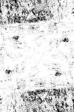 Grunge siyah ve beyaz kentsel vektör doku şablon. Karanlık dağınık toz sıkıntı arka plan kaplaması. Gürültü ve tahıl ile soyut noktalı, çizik, Vintage efekti oluşturmak kolay. Yaşlanma tasarım öğesi