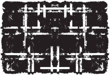 Grunge siyah ve beyaz kentsel vektör doku şablon. Karanlık dağınık toz sıkıntı arka plan kaplaması. Gürültü ve tahıl ile soyut noktalı, çizik, Vintage efekti oluşturmak kolay. Yaşlanma tasarım öğesi